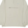 Vintage beige Adidas 1/4 Zip - mens medium