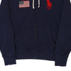 Vintage navy USA Ralph Lauren Hoodie - mens medium