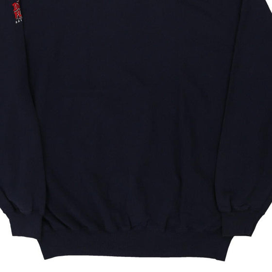 Vintage navy Ralph Lauren Sweatshirt - mens x-large