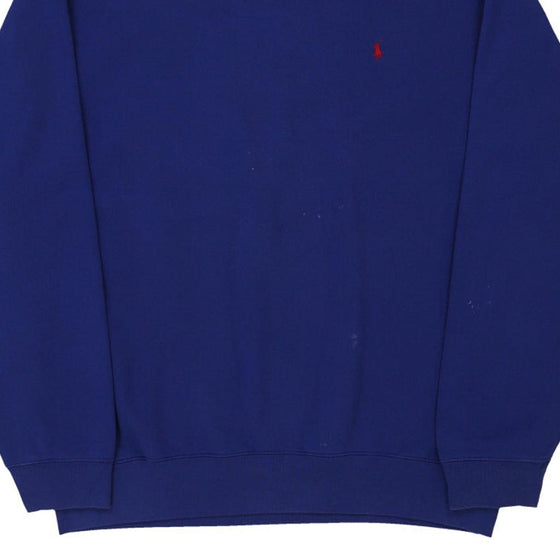 Vintage blue Ralph Lauren Sweatshirt - mens x-large