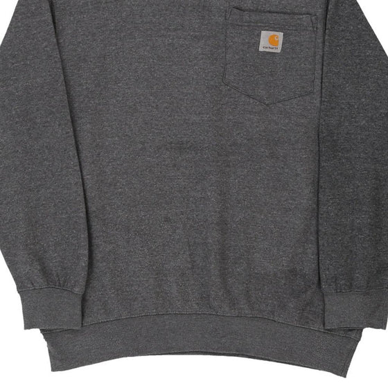 Vintage grey Carhartt Sweatshirt - mens large