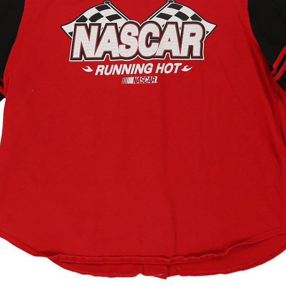 Vintage red Nascar Jersey - womens xx-large