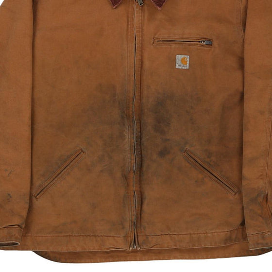 Vintage brown Heavily Worn Carhartt Jacket - mens xxx-large