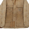 Vintage beige Heavily Worn Carhartt Jacket - mens large