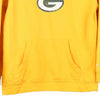 Vintage yellow Green Bay Packers, Age 14 Reebok Hoodie - boys x-large