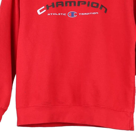 Vintage red Age 14-16 Champion Sweatshirt - boys large