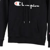 Vintage black Bootleg Age 13-14 Champion Hoodie - boys small