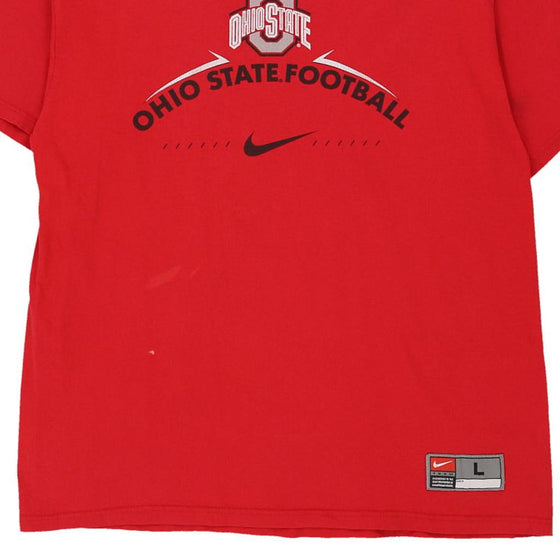 Vintage red Ohio State Football Nike T-Shirt - mens large