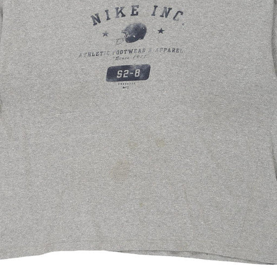 Vintage grey Nike T-Shirt - mens xx-large