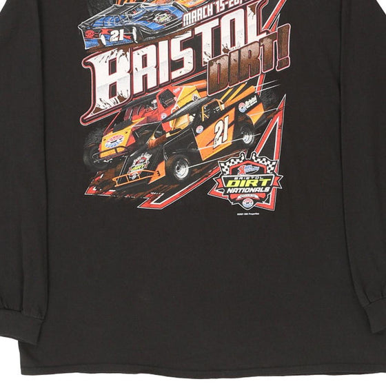 Pre-Loved black Bristol Dirt Nationals Delta Long Sleeve T-Shirt - mens xx-large