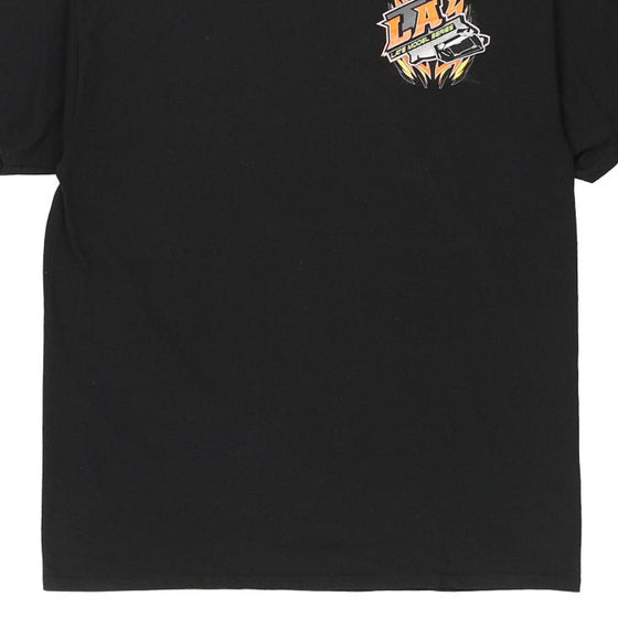 Vintage black LA Late Model Series Gildan T-Shirt - mens x-large