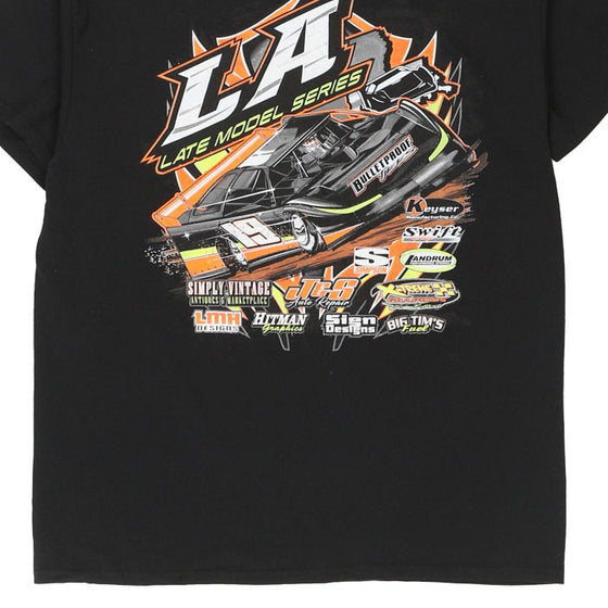 Vintage black LA Late Model Series Gildan T-Shirt - mens x-large