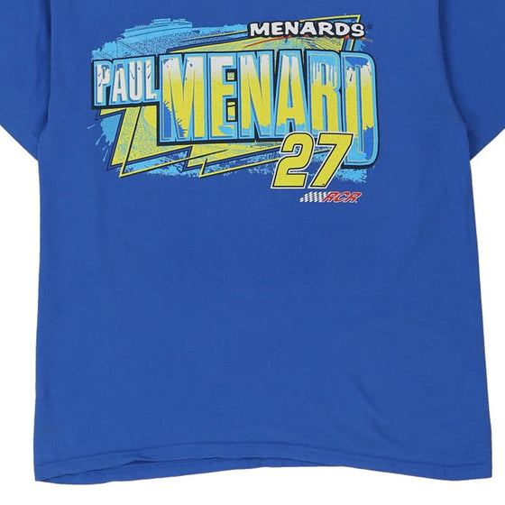 Vintage blue Paul Menard 27 Chase Authentics T-Shirt - mens large