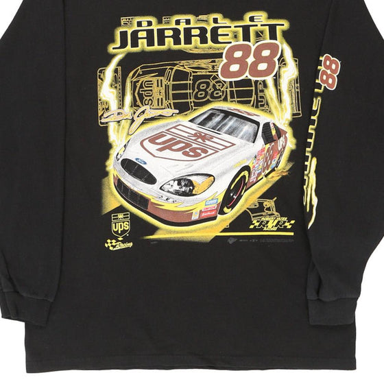 Vintage black Dale Jarrett 88 Winners Circle Long Sleeve T-Shirt - mens large