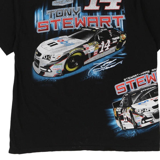 Vintage black Tony Stewart 14 Chase Authentics T-Shirt - mens large