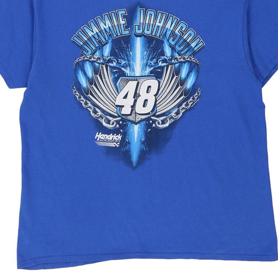 Vintage blue Jimmie Johnson 48 Nascar T-Shirt - mens x-large