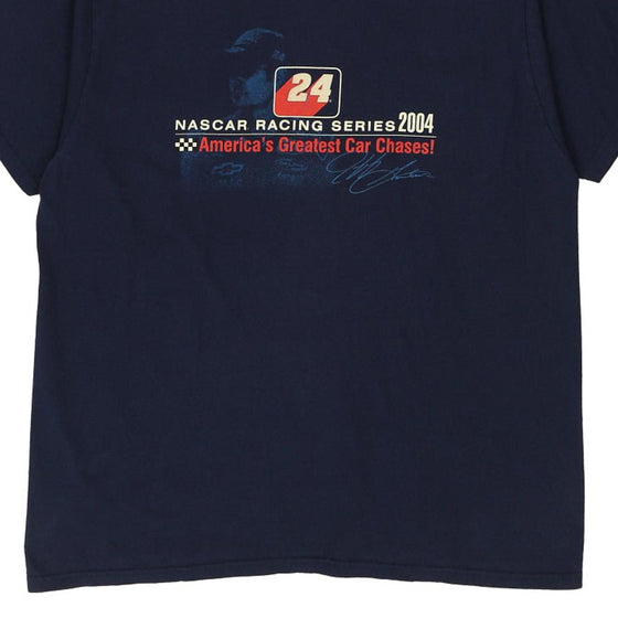 Vintage navy Nascar Racing Series 2004 Winners Circle T-Shirt - mens x-large