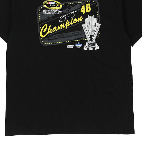 Vintage black Jimmie Johnson 48 Chase Authentics T-Shirt - mens x-large