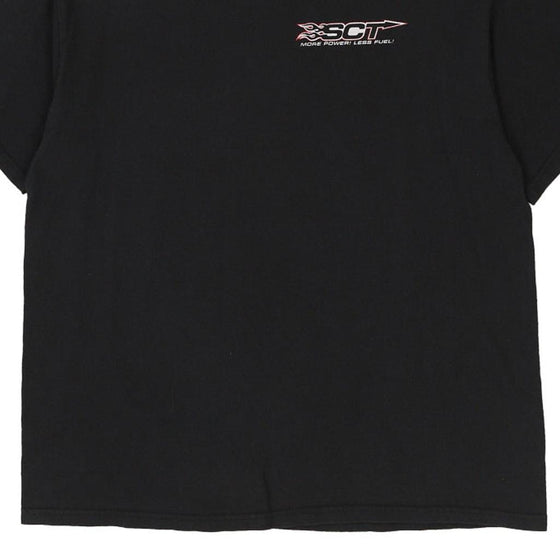 Vintage black Valerie Clements Racing  Delta T-Shirt - mens large