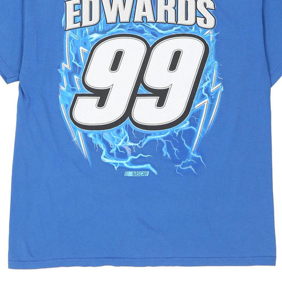 Vintage blue Carl Edwards Nascar T-Shirt - mens x-large