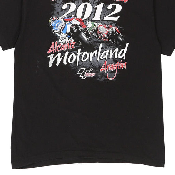 Pre-Loved black Gran Premio, Aragon 2012 Motogp T-Shirt - mens medium