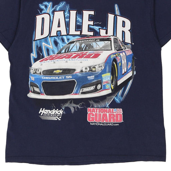 Vintage navy Dale Jr. Nascar T-Shirt - mens large