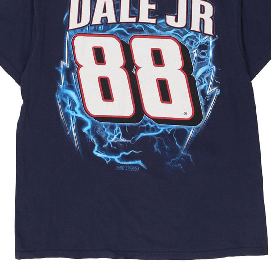 Vintage navy Dale Jr. Nascar T-Shirt - mens large