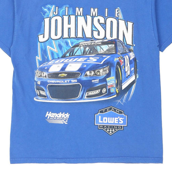 Vintage blue Jimmie Johnson 48 Nascar T-Shirt - mens large