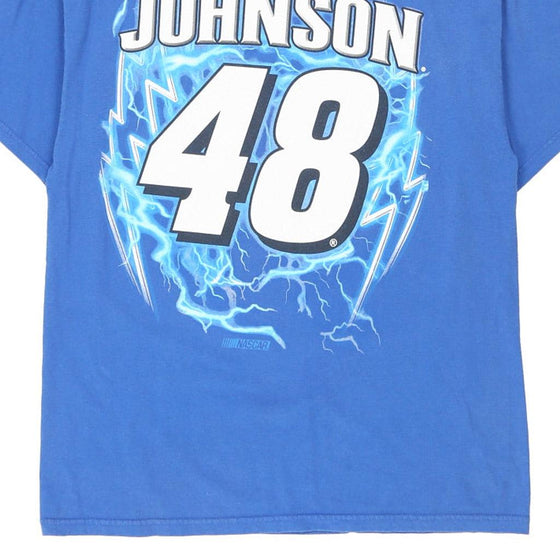 Vintage blue Jimmie Johnson 48 Nascar T-Shirt - mens large