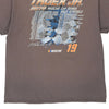 Vintage brown Martin Truex Jr. 19 Joe Gibbs Racing T-Shirt - mens x-large