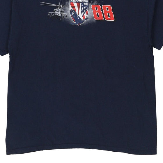 Vintage navy Dale Jr. Nascar T-Shirt - mens x-large