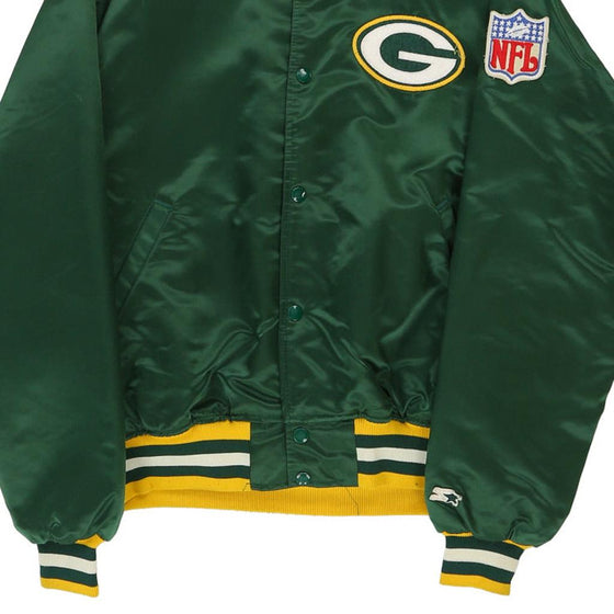 Vintage green 1980s Green Bay Packers Starter Varsity Jacket - mens large