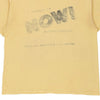 Vintage yellow Single Stitch Made in USA I Want It Now Hanes T-Shirt - mens x-large