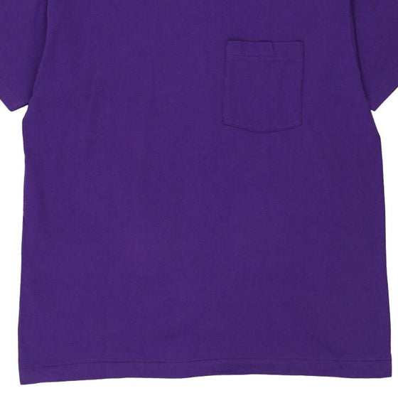 Vintage purple Single Stitch Made in USA Bvd T-Shirt - mens x-large