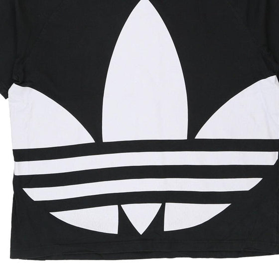 Vintage black Adidas T-Shirt - mens x-large