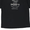 Vintage black Zildjian Lee T-Shirt - mens x-large