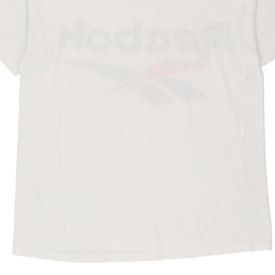 Vintage white Bootleg Reebok T-Shirt - mens large