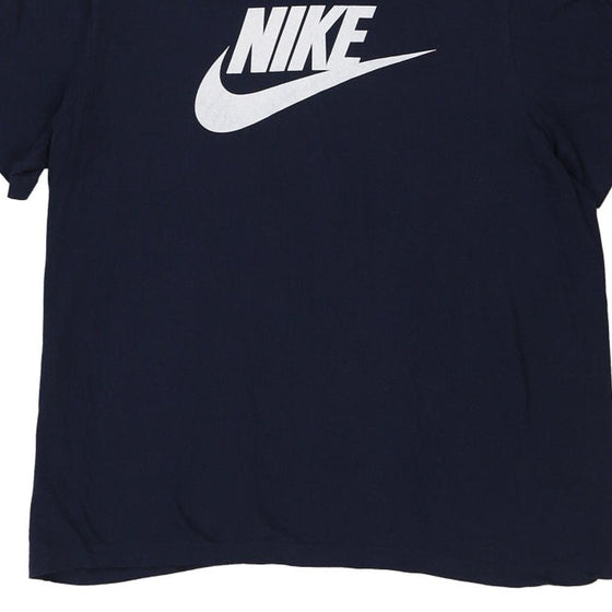 Vintage navy Nike T-Shirt - mens x-large