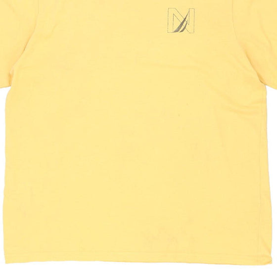 Vintage yellow Nautica T-Shirt - mens x-large