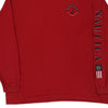 Vintage red Nautica Long Sleeve T-Shirt - mens xx-large