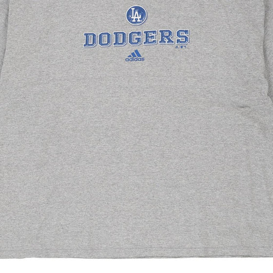 Vintage grey LA Dodgers Adidas T-Shirt - mens xx-large