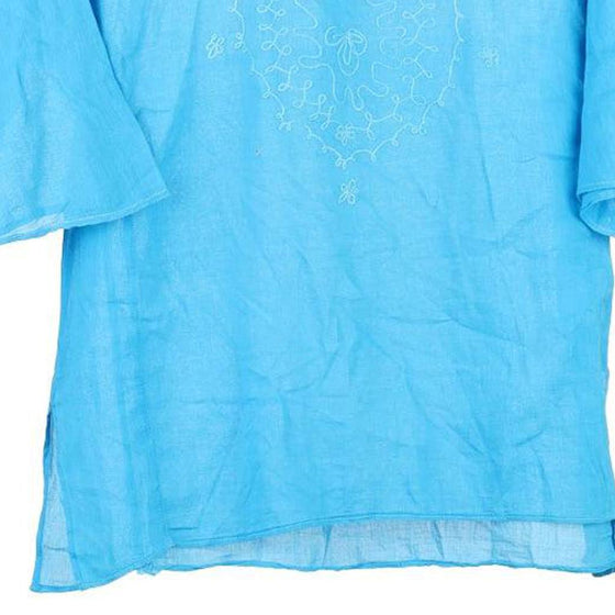 Vintage blue Marila Top - womens small