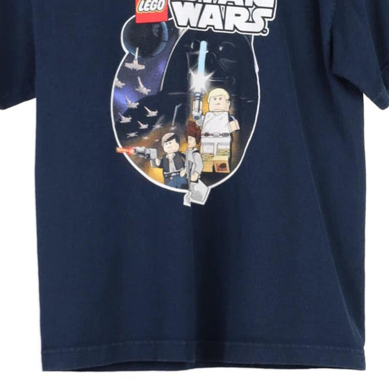 Vintage navy Age 10-12 Star Wars T-Shirt - boys large