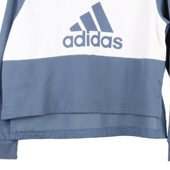 Vintage blue Age 16 Adidas Sweatshirt - girls x-large