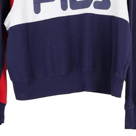 Vintage navy Age 12-14 Fila Sweatshirt - girls x-large