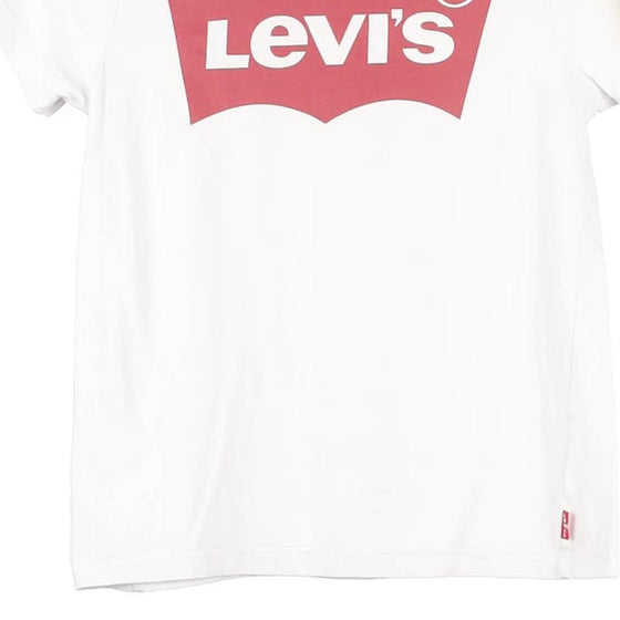 Vintage white Age 10 Levis T-Shirt - girls small