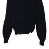 Armani Jeans V-neck Jumper - Medium Navy Wool Blend