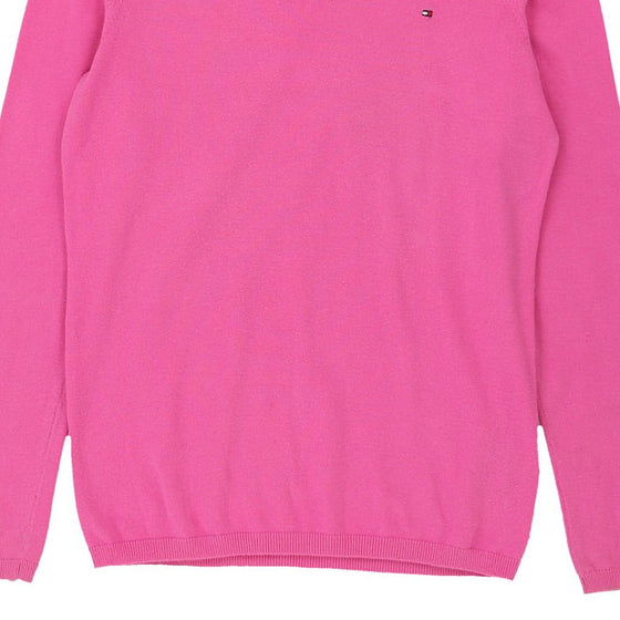 Tommy Hilfiger Jumper - Small Pink Cotton