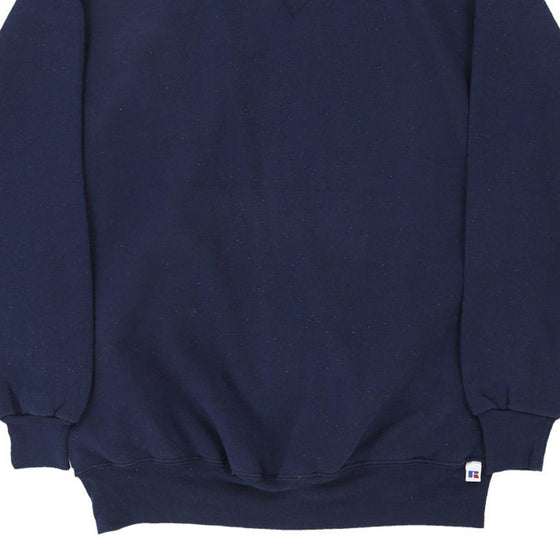 Vintage navy Russell Athletic Sweatshirt - mens x-large