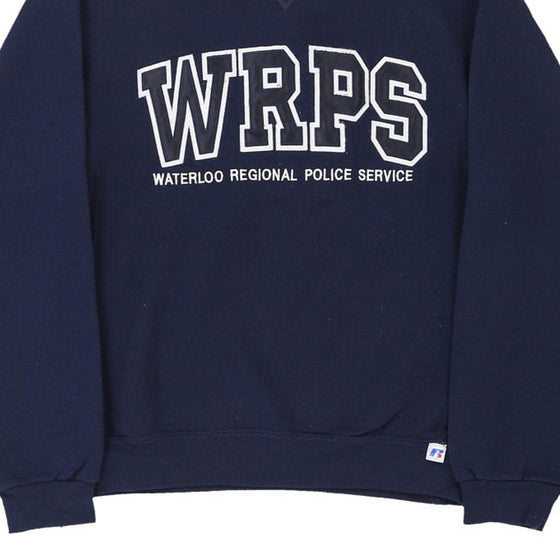 Vintage navy WRPS Russell Athletic Sweatshirt - mens small